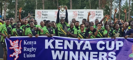 Kabras raid the vault to leave KCB limping, win Kenya Cup for the third straight year