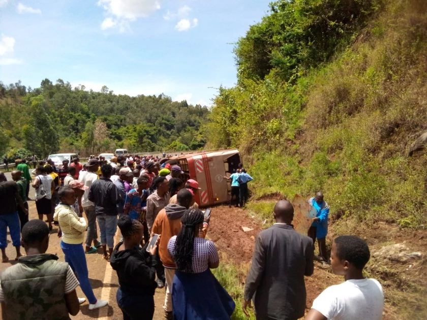 Several feared dead after Kensilver bus rolls over at Nithi bridge