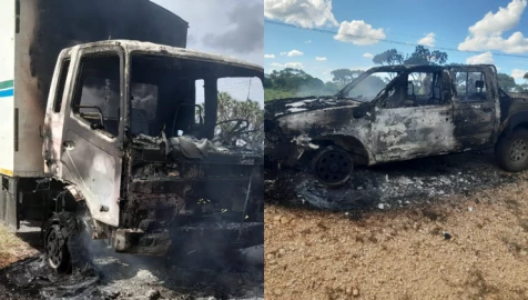 Two people killed, two vehicles razed by Al-Shabaab militants in Lamu