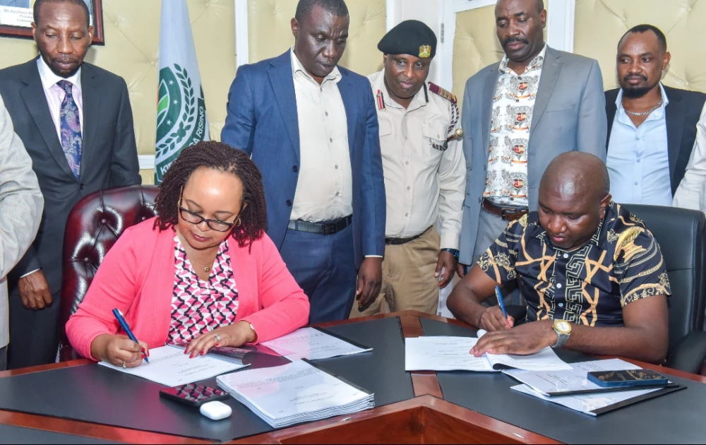 Waiguru signs into law new law to protect public from alcohol consumption dangerous 
