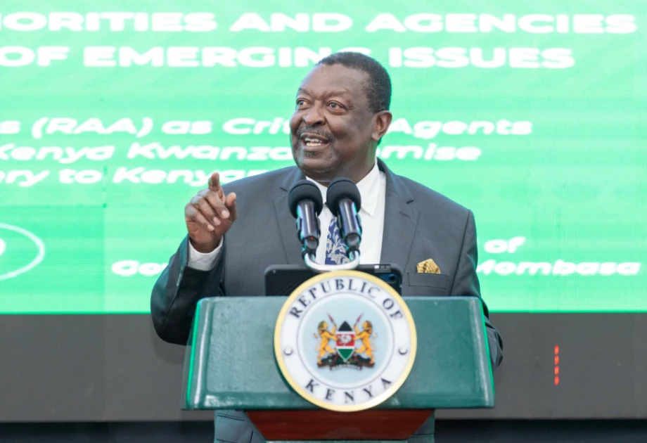 Mudavadi fires warning to regulatory authorities over corruption, rent-seeking