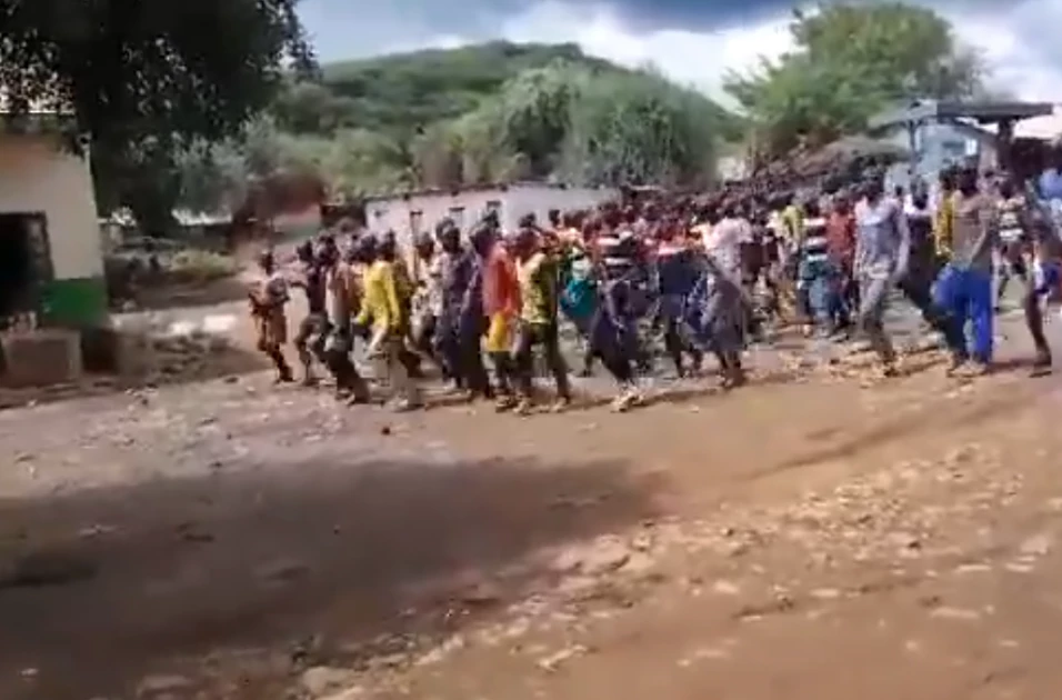 Police clarify viral video of armed men marching, singing in Baringo