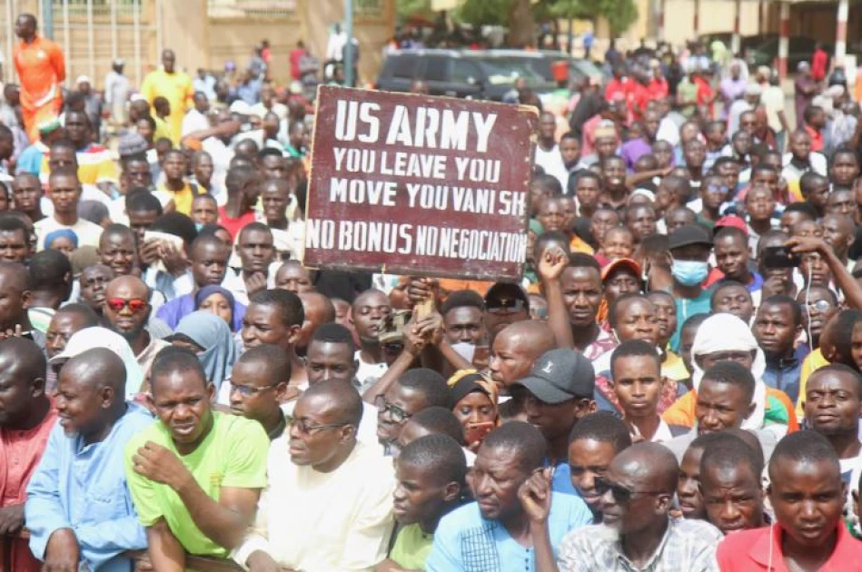Hundreds rally in Niger's capital to push for U.S. military departure