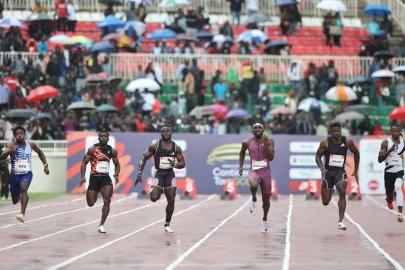 Kip Keino Classic: American sprint sensation Bednarek floors home boy Omanyala at Nyayo