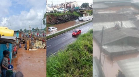 Living on roofs, swimming in highways : Painful aftermath as rains sink city and its environs
