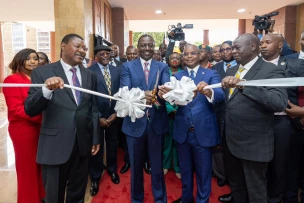 President Ruto officially opens Bunge Towers- PHOTOS