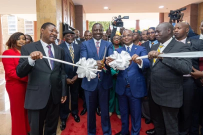 President Ruto officially opens Bunge Tower - PHOTOS