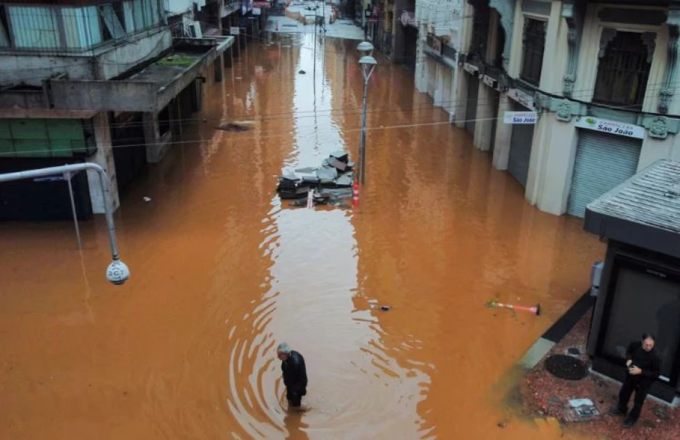 The death toll from rain in southern Brazil rises to 56