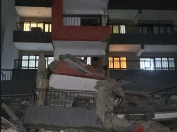 5-storey apartment collapses in Uthiru