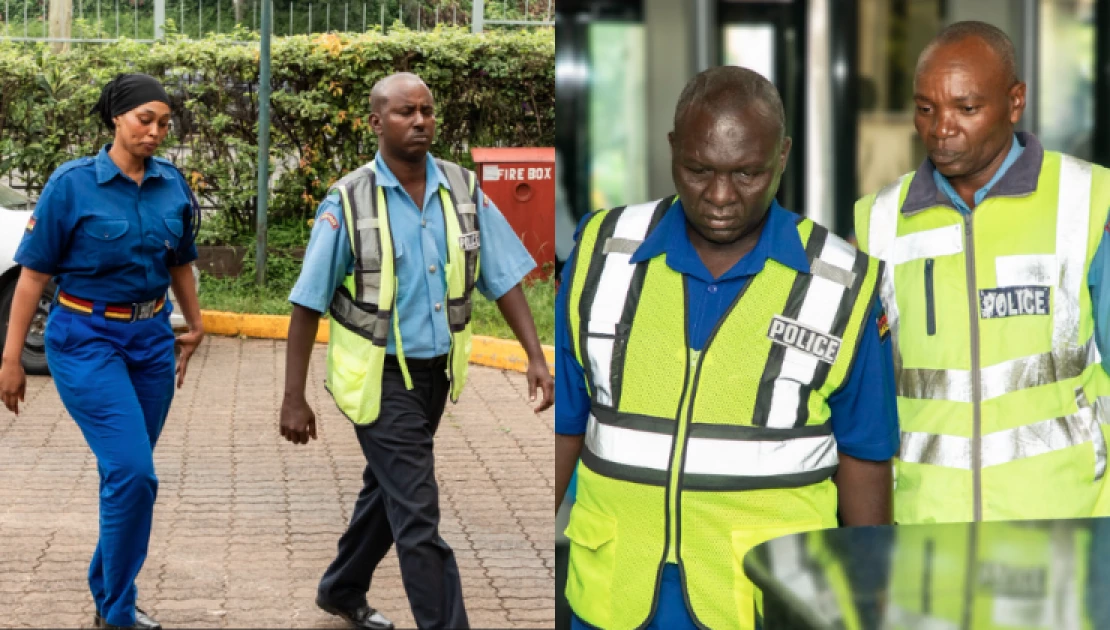Four traffic police officers arrested for extorting money from drivers in Embu