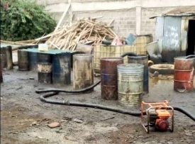 DCI raid uncovers illegal fuel siphoning site on Kangundo Road