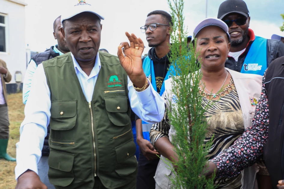 “A mango processing factory will be built in Machakos within five years,” CS Ndungu says during a tree-planting campaign.