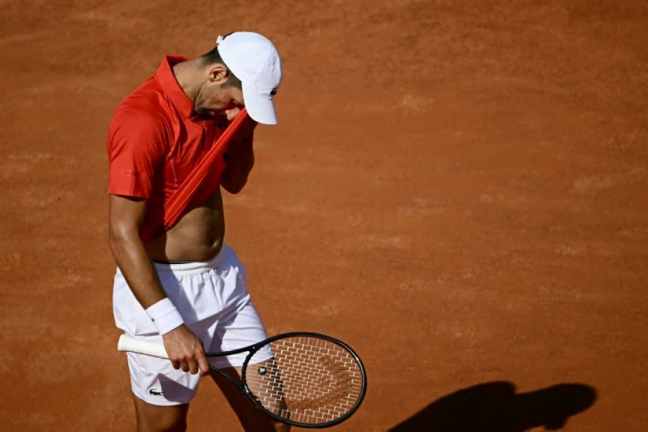 'Concerned' Djokovic to undergo scans as shock Rome exit follows bottle drama