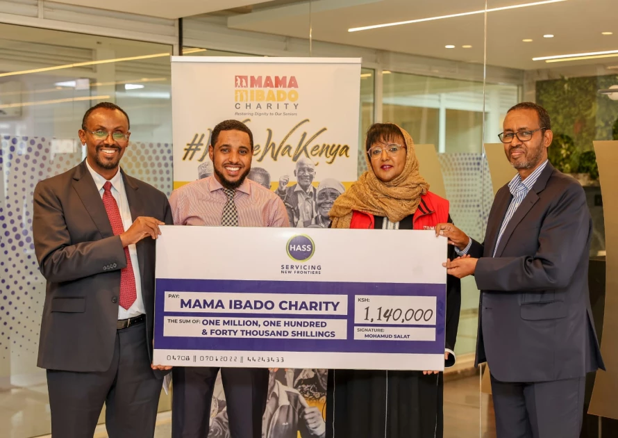 Hass Group donates Ksh.1.14M to support Mama Ibado Charity senior citizens healthcare program