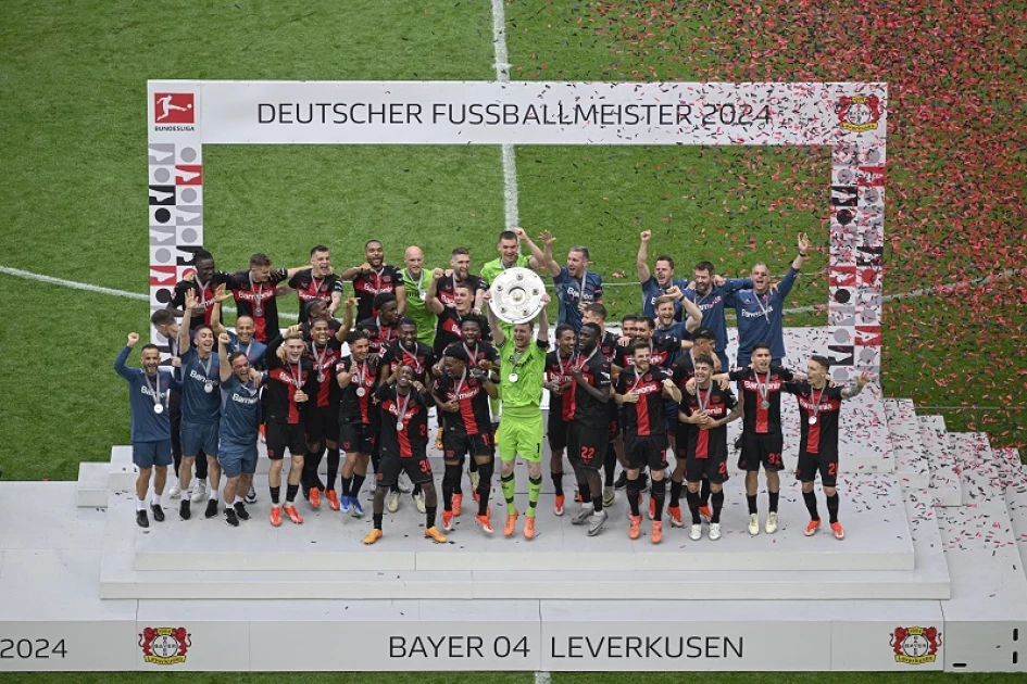 Leverkusen become first team to complete Bundesliga season unbeaten