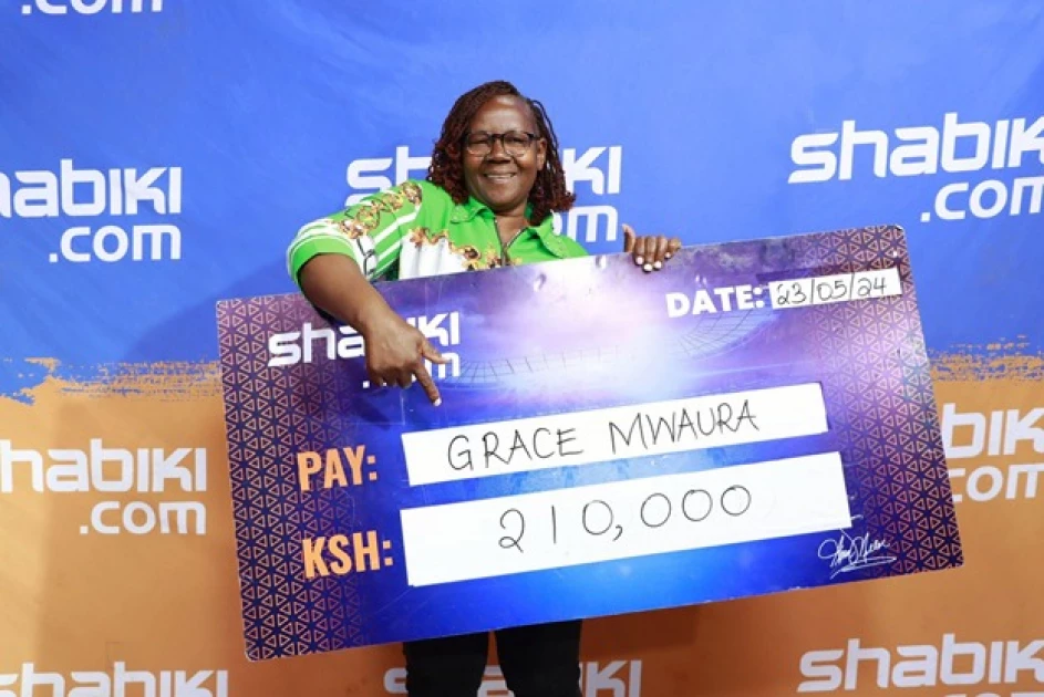 Businesswoman Grace Mwaura wins Sh.210,000 on Shabiki.com's Aviator