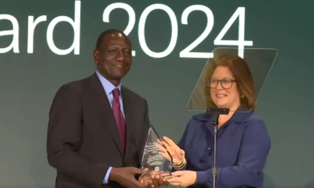 President Ruto feted with ‘Outstanding Leaders Award’ in the US