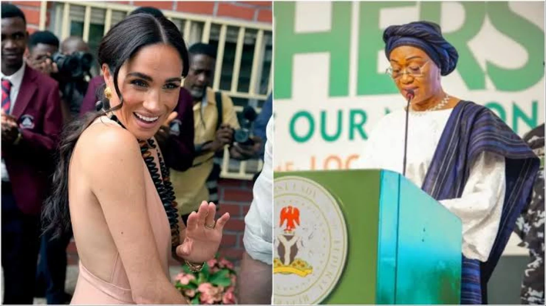 Nigeria's First Lady criticises Meghan Markle over 'nakedness' during recent visit