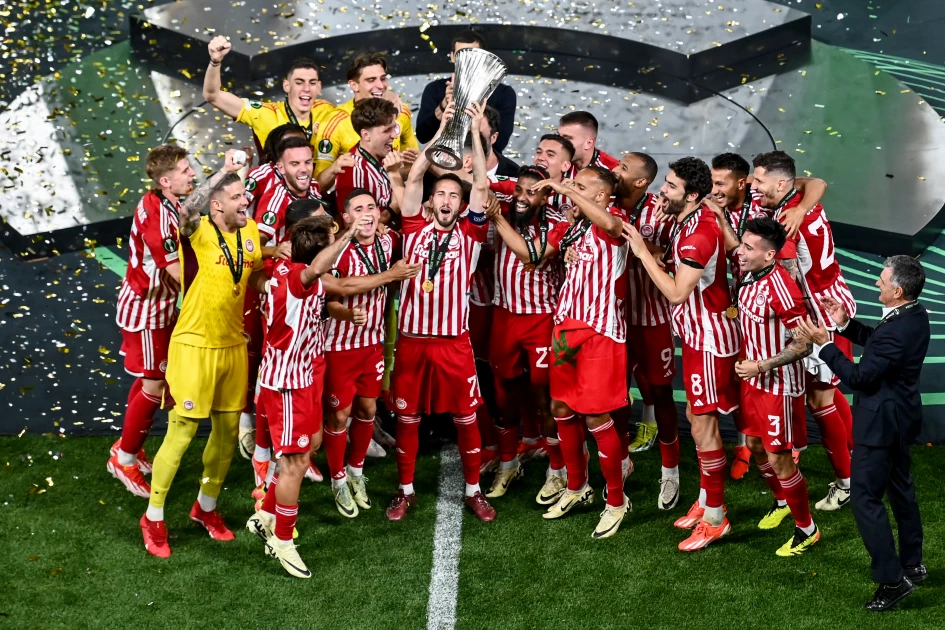 El Kaabi strikes late to give Olympiakos Europa Conference League glory