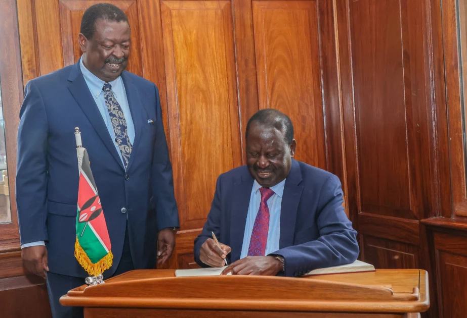 Mudavadi, Raila unveil roadmap for AUC chairperson bid