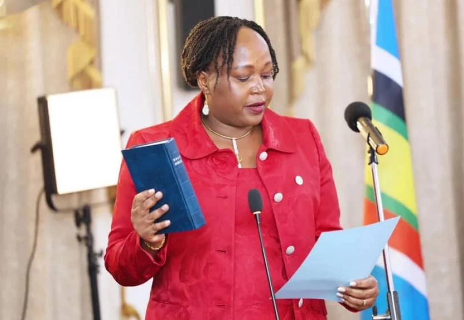 Veronica Mueni Nduva sworn in as first female EAC Secretary General