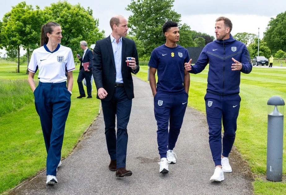 Prince William tells England to 'show what you're made of' in Euros final