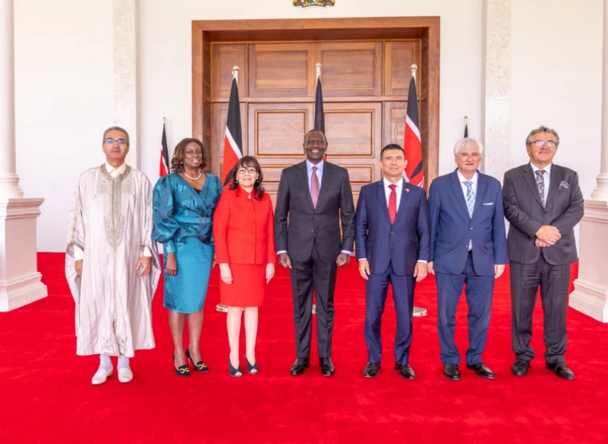 President Ruto receives credentials from 5 new Ambassadors, High Commissioner