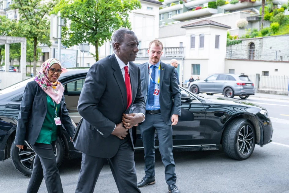 President Ruto in Switzerland for Ukraine-Russia  peace meeting
