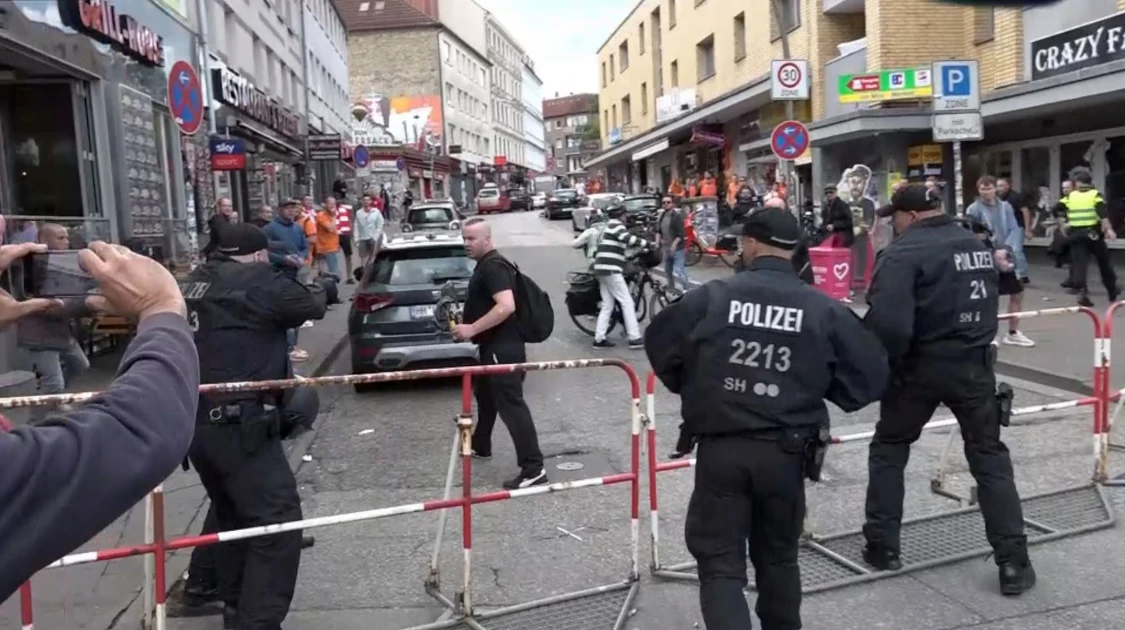 Hamburg police fire shots at axe-wielding man ahead of Euro 2024 match