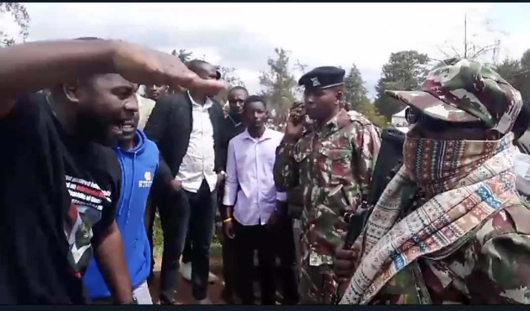 Protesters challenge President Ruto at Nyahururu church event