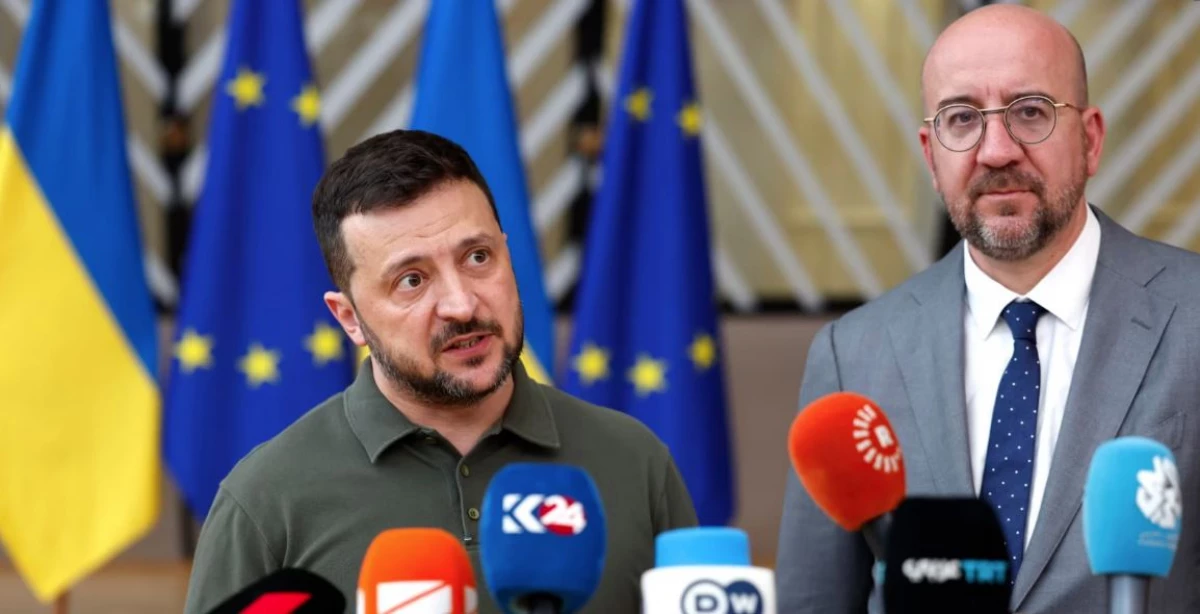 Zelenskyy seeks EU follow-through on pledges of military aid