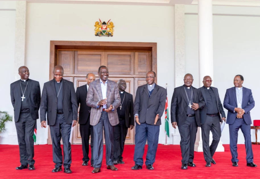 President Ruto hosts Catholic bishops at State House