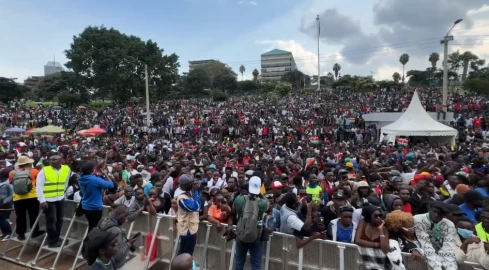 Gen Z shut down Uhuru Park as Shujaaz Memorial concert draws thousands