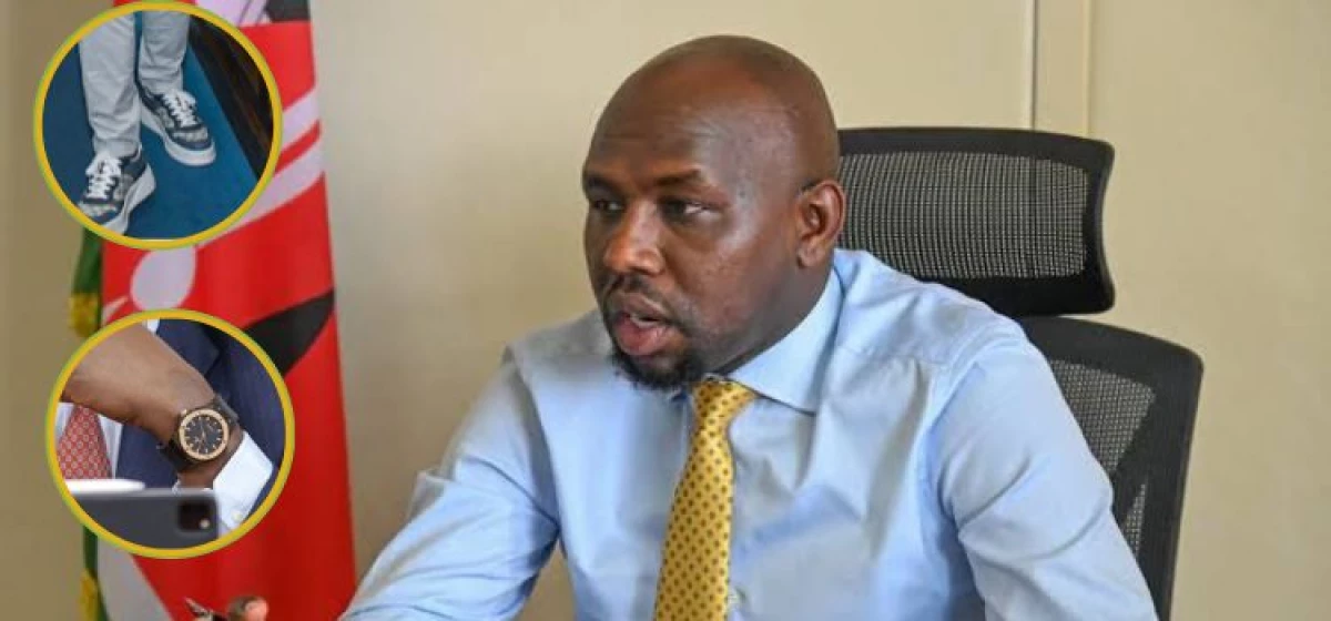 Ksh.900K watch, Ksh.80K shoe and Ksh.50K belt; Murkomen lists his most expensive items