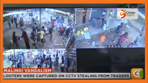 Traders alarmed by looting during protests in Malindi