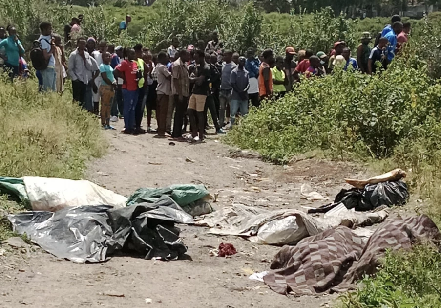 4 mutilated female bodies retrieved in Mukuru kwa Njenga dumpsite