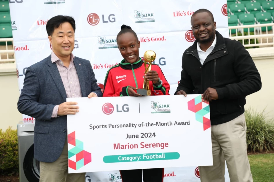 Marion Serenge Wins June SJAK Sports Personality of the Month Award  