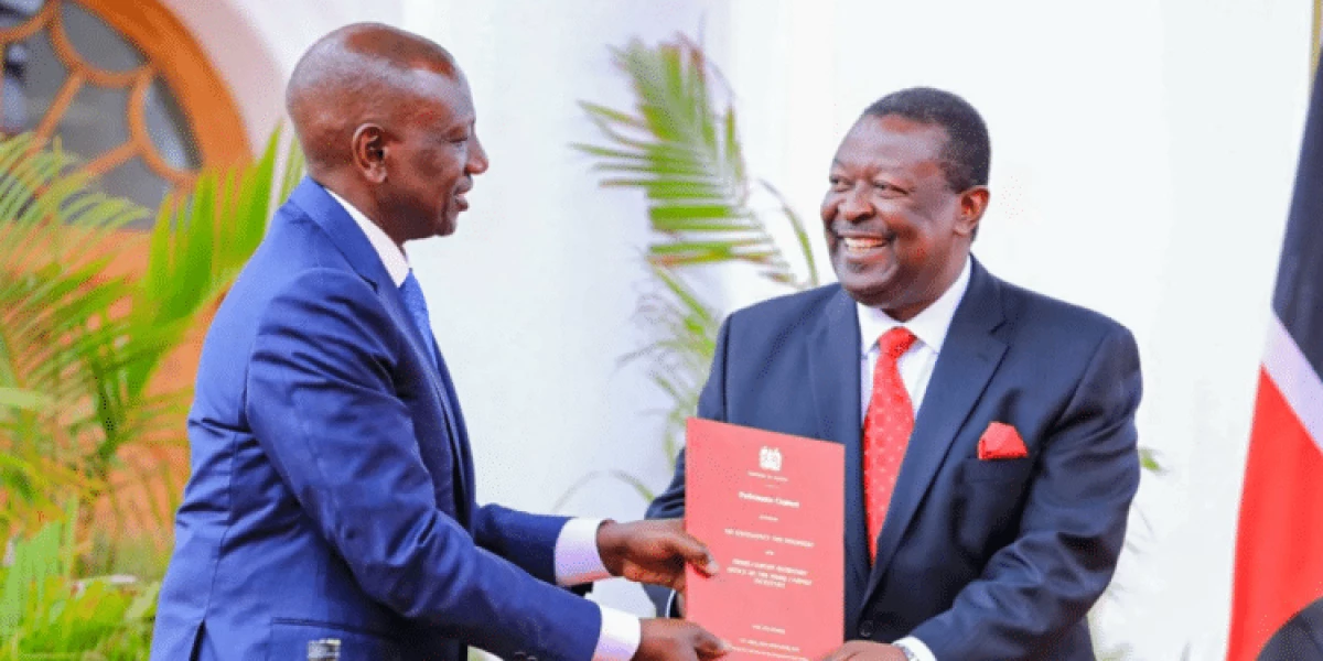 President Ruto assigns Mudavadi to be Acting CS in all Ministries