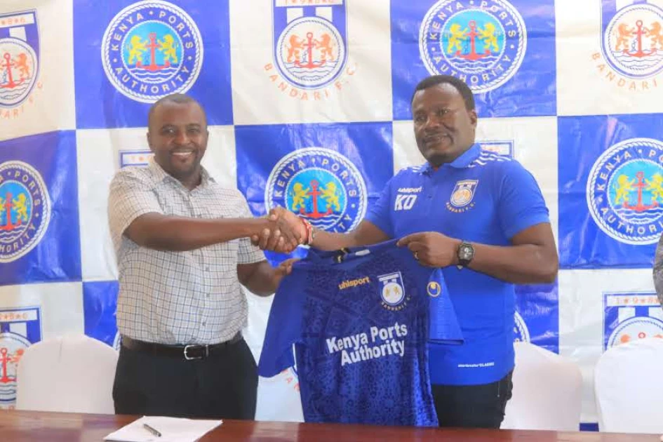 Ken Odhiambo unveiled as Bandari FC coach