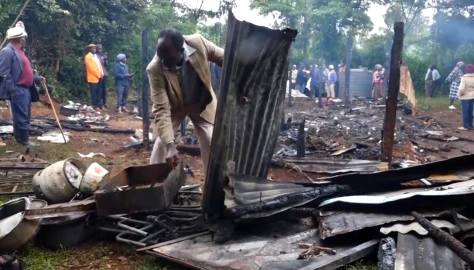 Tragedy as husband and wife burn to death in house fire