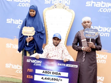 Abdi Dida awarded Sh. 4.4 Million in Shabiki Midweek Jackpot