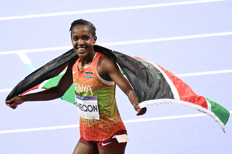 Kipyegon’s Olympics 5000m silver medal reinstated