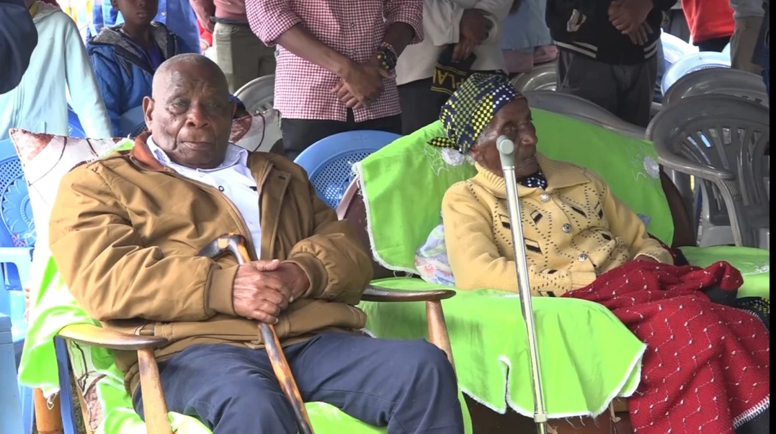 Joy as Murang’a couple in their 90s celebrates 75 years of marriage