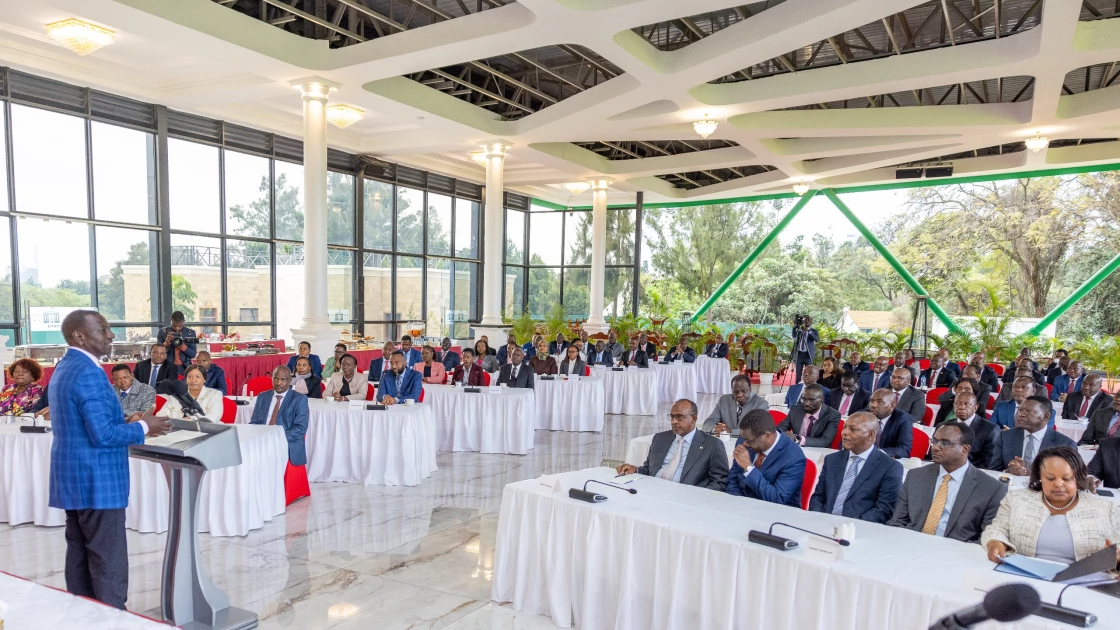 President Ruto holds first meeting with new Cabinet