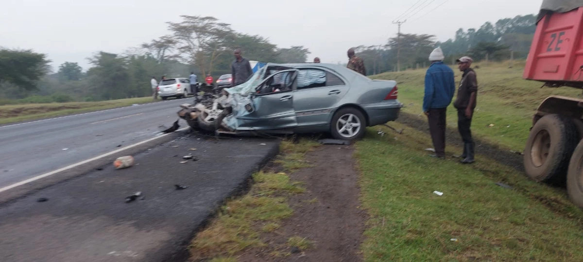 Woman and her four children killed in crash on Nairobi-Nakuru highway 