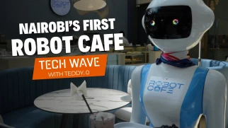 Inside Nairobi's first Robot Cafe