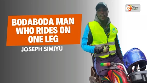 One-Legged boda boda rider recounts wife's abandonment after accident