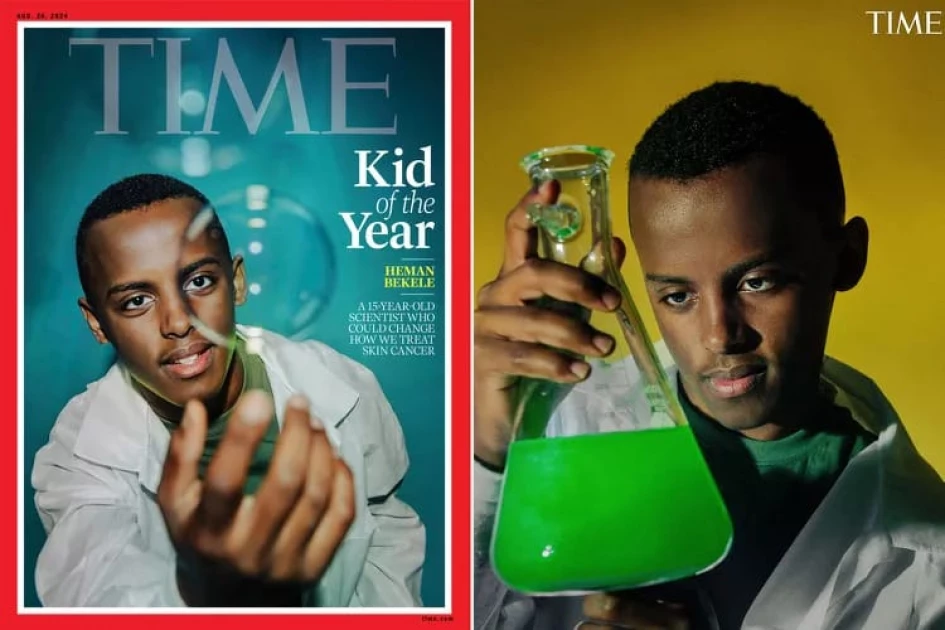 Heman Bekele: 15-year old Ethiopian immigrant named TIME's Kid of the Year for scientific discovery