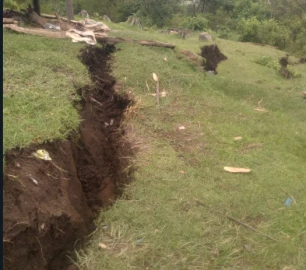 Baringo's Kiprorit residents living in fear after earth tremor causes massive cracks