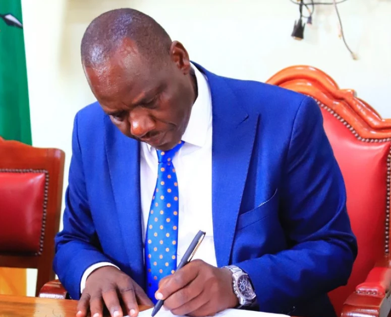 Uasin Gishu Governor Jonathan Bii nominates MCA as new deputy